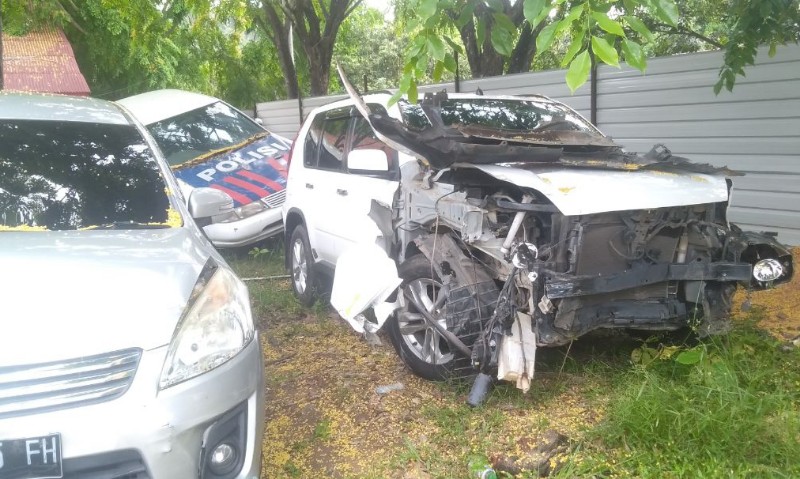 Kecelakaan Maut Simpang Kalista Batam, Xtrail Plat Merah Tewaskan SPG Wings Food