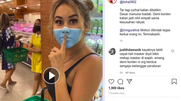 Bule Nyebelin! Disuruh Pakai Masker Malah Ngeledek