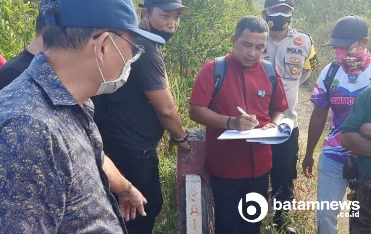 Penunjukan Batas Lahan Sengketa Dua Perusahaan di Bintan Sempat Ricuh