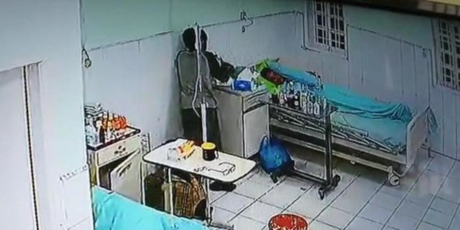 Nekat, Maling Menyelinap Masuk Ruang Isolasi Covid-19 di Medan