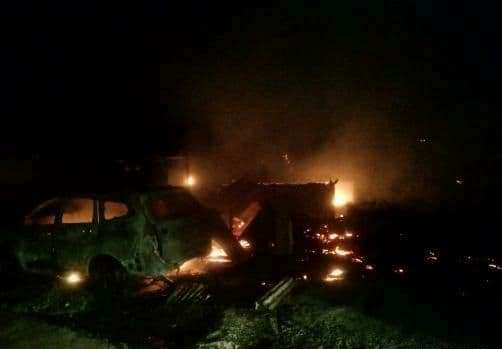 Kos-kosan di Bangunan Eks Pasar Lama Sengkuang Ludes Terbakar