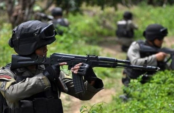 Baku Tembak dengan KKB, Satu Polisi Gugur, Dua Terluka