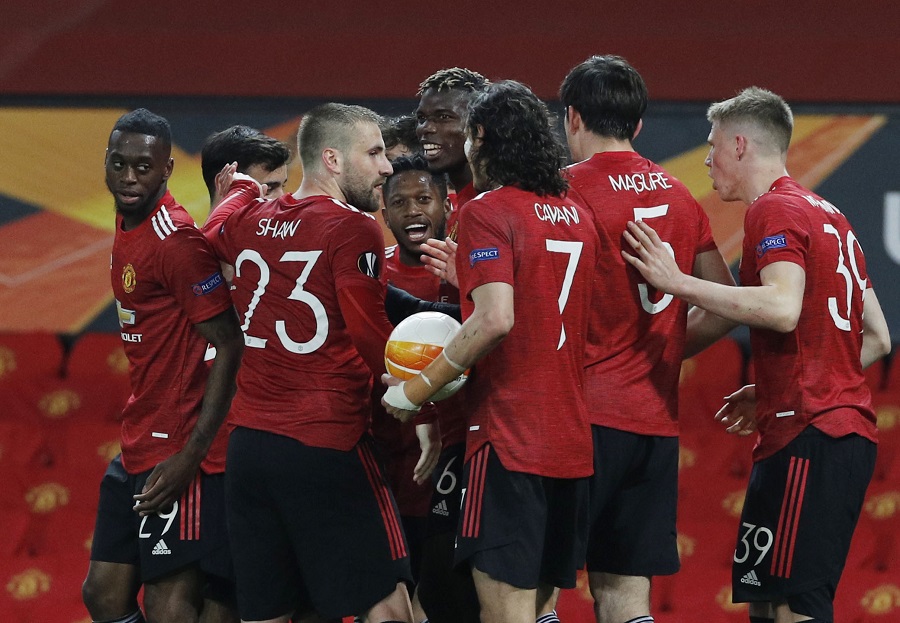 Gara-gara Cavani, Manchester United Bantai AS Roma 6-2