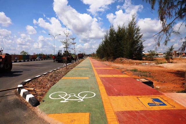 Mantap, Akses Bundaran Madani-Ocarina Dilengkapi Pedestrian dan Jalur Sepeda