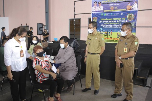 Catat 16 Titik Vaksinasi Covid-19 di Kota Batam