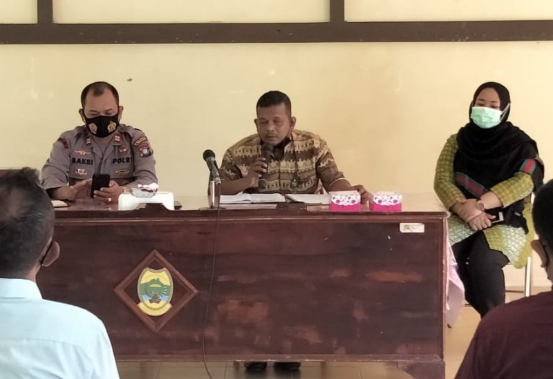 Camat Evaluasi Posko PPKM Tekan Penyebaran Covid-19 di Singkep Barat