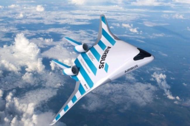 Airbus Rillis Pesawat Baru Mirip Ikan Pari Tanpa Buntut