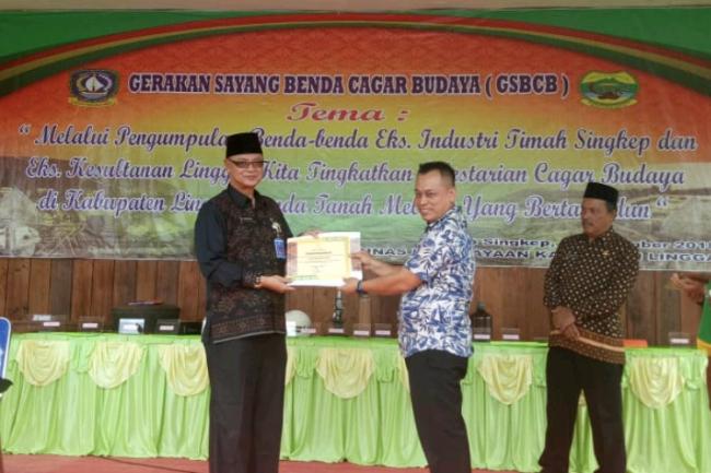 Nizar Ajak Masyarakat dan Disbud Lingga Kerjasama Sayangi Benda Cagar Budaya