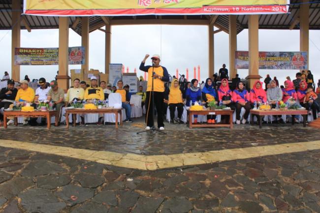 Peringatan Harkesnas Karimun, Aunur: Ayo Perangi TB dan HIV/AIDS