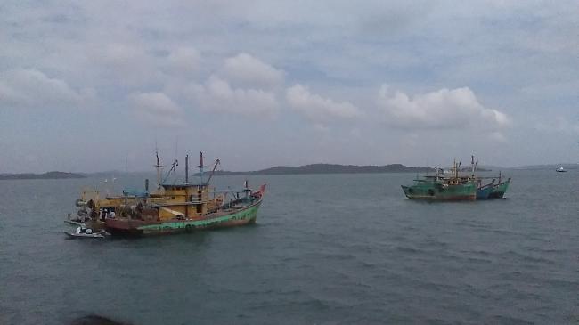 Ini Dia Penampakan 10 Kapal yang Bakal Diledakkan di Batam