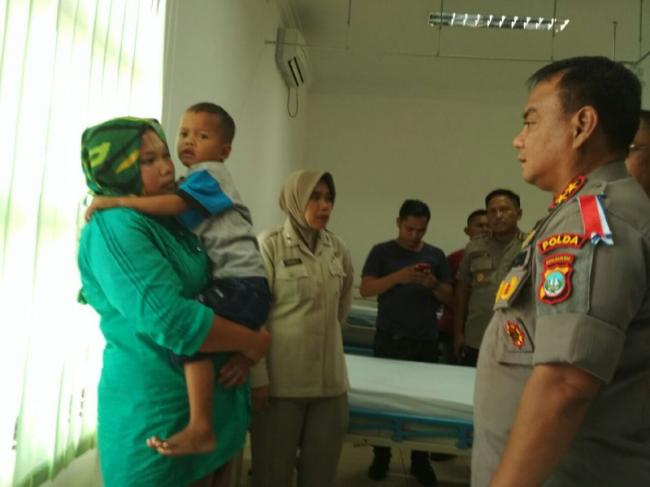 Polda Kepri Boyong Bocah Pengidap Tumor Ganas ke Batam