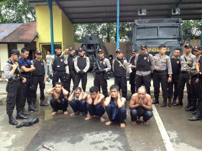 8 Pelaku Pengeroyokan Anggota Polsek Batam Kota Diringkus