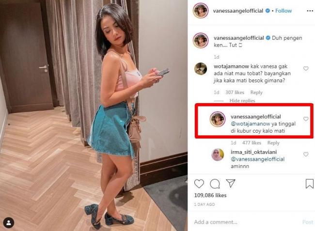Diingatkan soal Kematian, Vanessa Angel: Tinggal Dikubur, Coy!