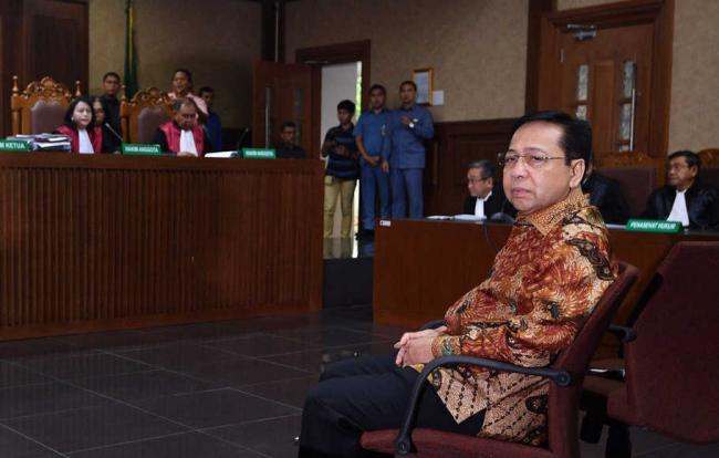 Novanto Dihukum 15 Tahun Penjara, Lebih Ringan dari Tuntutan JPU