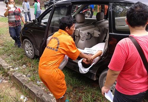 Inilah Foto-foto Reka Ulang Pembunuhan Pejabat Pertamina Edy Juanda 