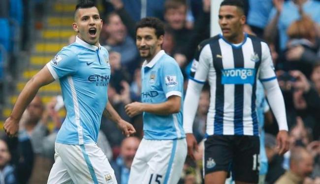 Aguero Borong 5 Gol,  City Benamkan Newcastle