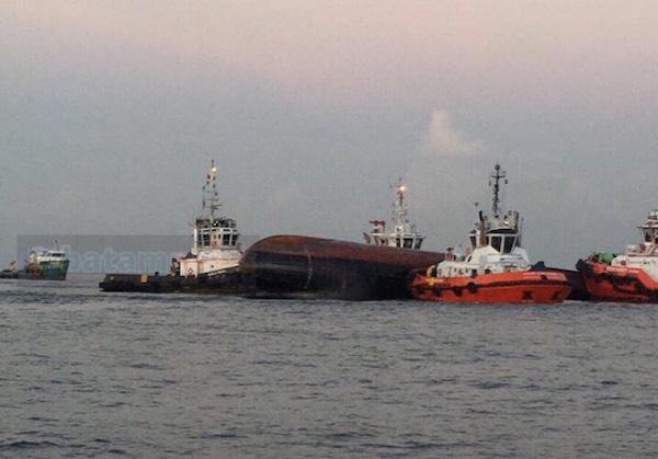Tim SAR Gabungan Masih Sisir Perairan Selat Singapura Cari 3 ABK