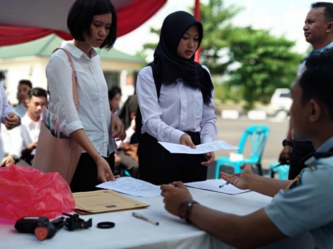 Ratusan CPNS Kemenkumham di Kepri Antre Verifikasi Berkas