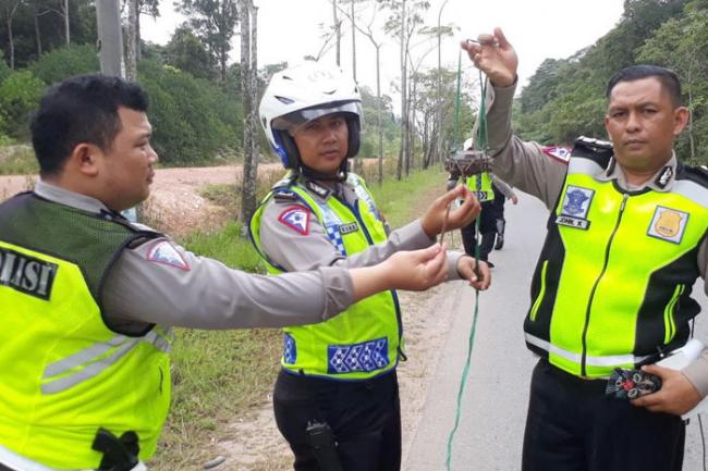 Diduga Ulah Kawanan Begal, Polisi Dapatkan 1 Kg Paku di Jalan Mata Kucing