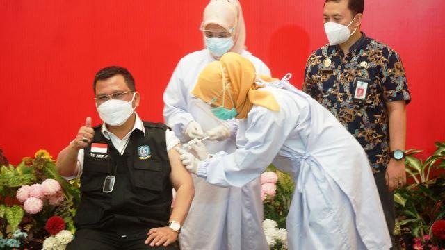 Vaksinasi Dosis Kedua di Kepri, Sekda Arif: Jangan Takut Divaksin Covid-19