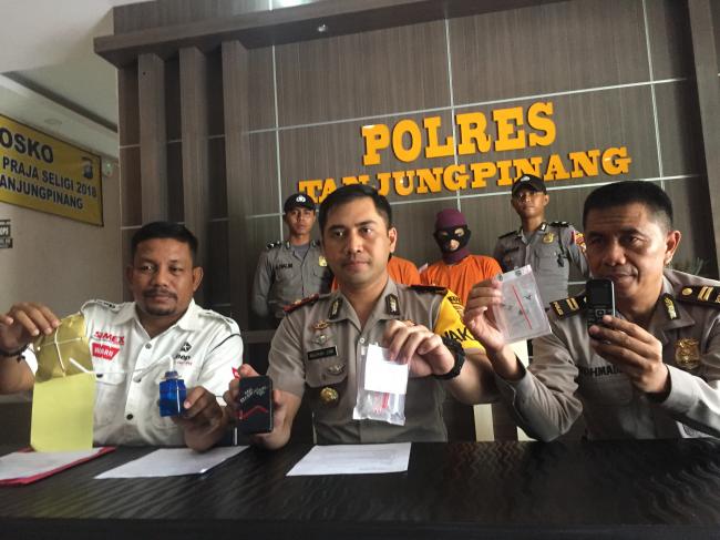 Polisi Sikat Pengedar Sabu di Tanjungpinang