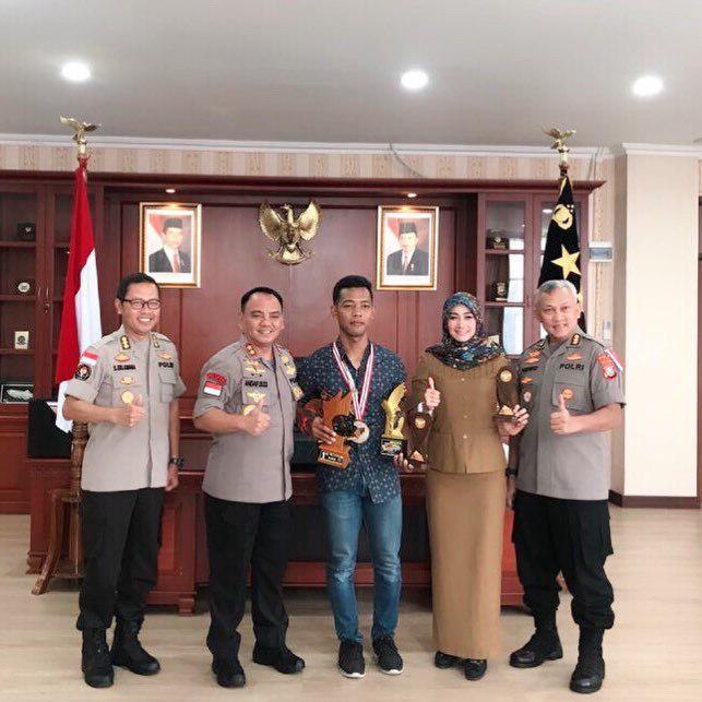 Empat Atlet Downhill Binaan Polda Kepri Naik Podium di Kejurnas
