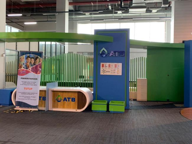 Konter Layanan ATB di Mal Pelayanan Publik Batam Tutup
