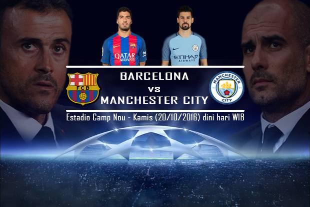 Preview dan Fakta Menarik Barcelona vs Man City