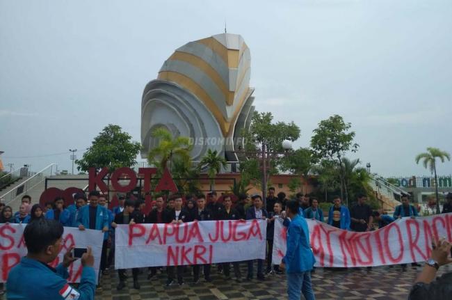 Puluhan Mahasiswa Tanjungpinang-Bintan Gelar Aksi Bela Papua