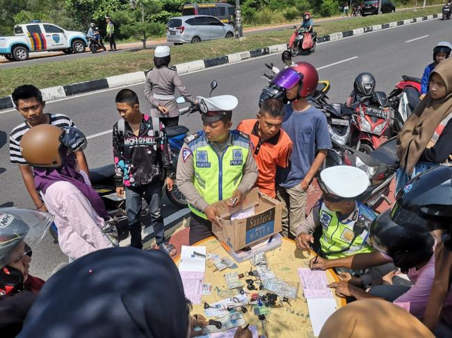 628 Kendaraan Terjaring Operasi Zebra Seligi 2019