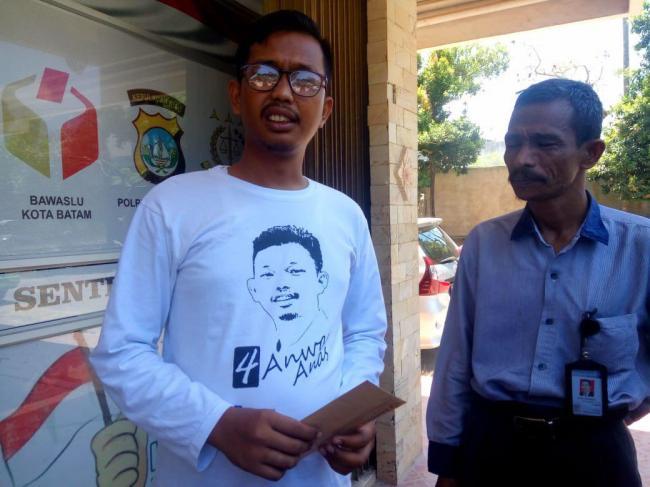 Caleg Gerindra Resmi Laporkan Bawaslu Batam ke DKPP