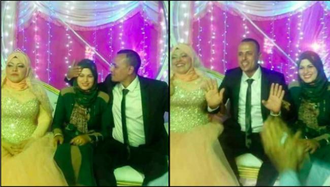 Duh, Istri Pertama Ikut Duduk di Pelaminan Pernikahan Suaminya