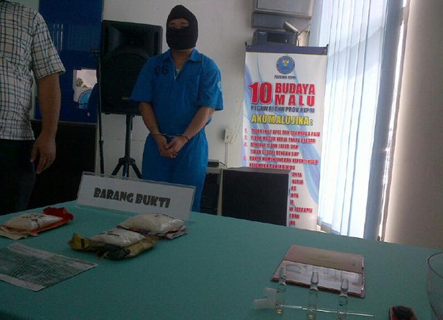 Warga Malaysia Ini Selipkan Sabu di Celana Dalam Masuk ke Batam