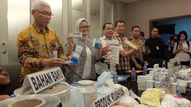  Setelah Vaksin Palsu, Bareskrim Sita 42 Juta Butir Obat Terlarang Disita 