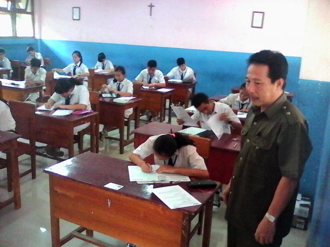Ribuan Pelajar SMP/Sederajat Ikuti UN 