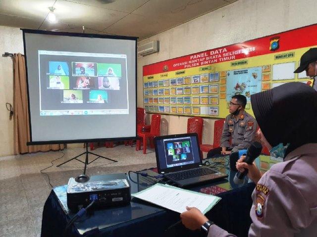 Lewat Cerdas Cermat Online, Polri Uji Pengetahuan Pelajar SMP di Bintan Timur