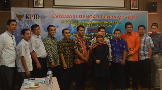 KPID Provinsi Kepri Gelar Evaluasi Dengar Pendapat Pertama di 2016