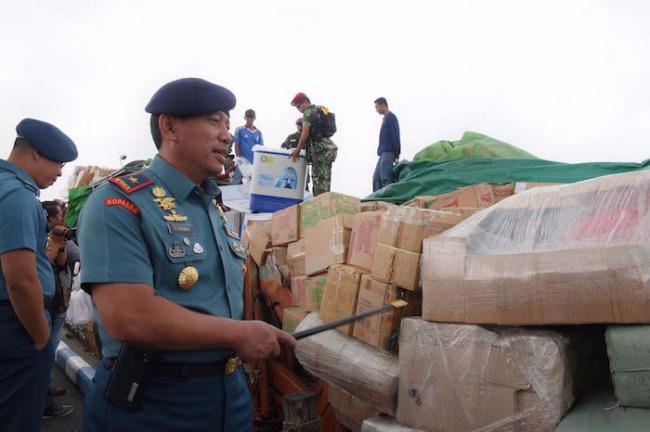 TNI AL Tangkap Kapal Motor Putra Punggur 