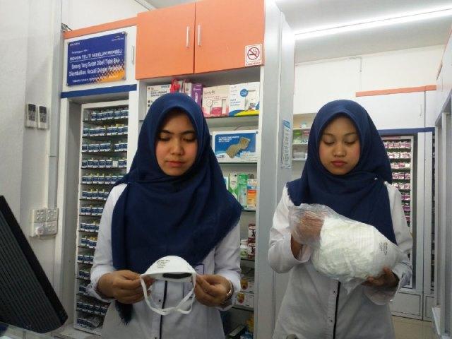 Stok Menipis, Harga Masker di Tanjungpinang Melonjak