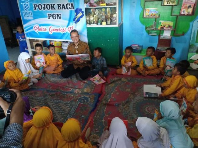 PGN Dirikan Taman Baca dan Rumah Baca Program Desa Binaan