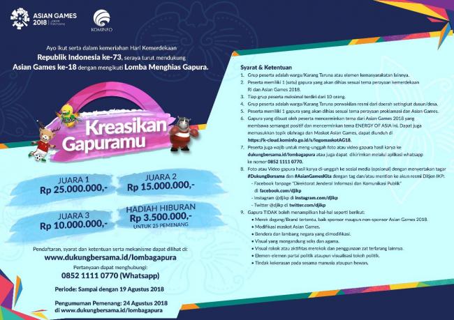 Lomba Hias Gapura Desa Kelurahan se-Indonesia