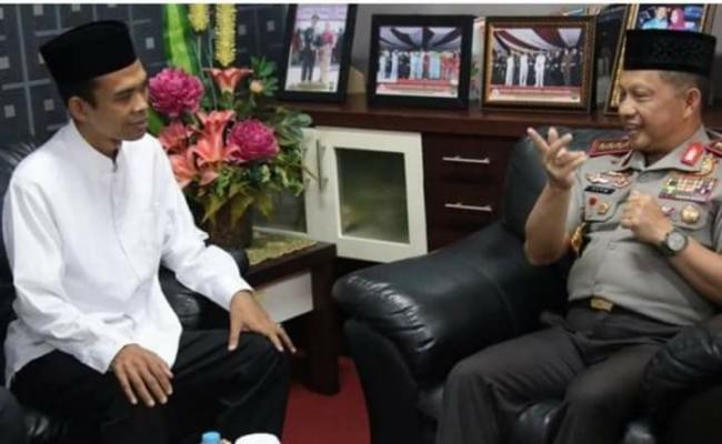 Kapolri Minta Nasihat Ustad Abdul Somad Soal Menjaga Keutuhan NKRI, Ini Jawabannya