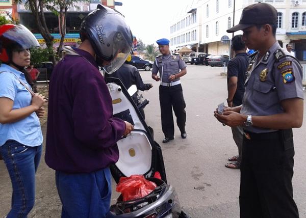 24 Kendaraan tak Bersurat Terjaring Razia Polsek Sekupang
