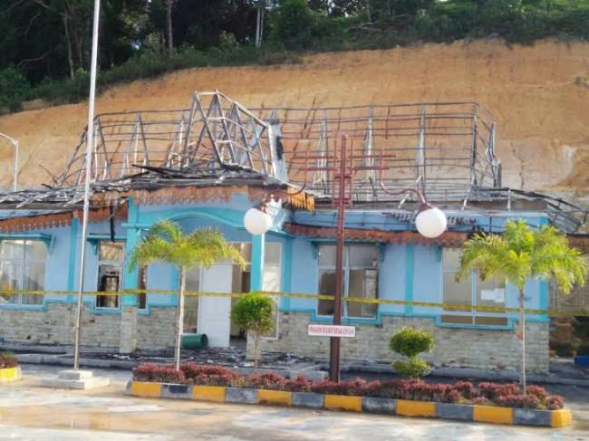Dishub Tempatkan THL untuk Antisipasi Kebakaran Kantor Pelabuhan Roro Penarik