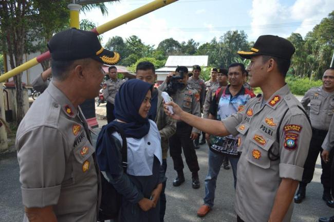 Polres Natuna Cek Suhu Tubuh Anggota hingga Tahanan