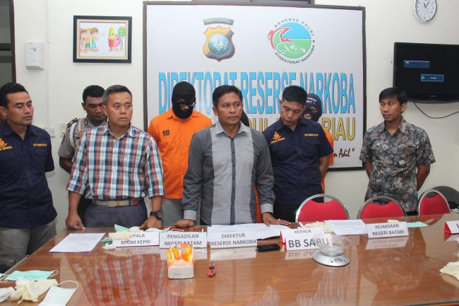 Polda Kepri Musnahkan Ratusan Gram Sabu-sabu