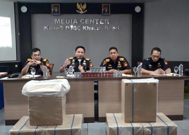 DJBC Kepri Ungkap Modus Baru Pasokan Rokok Ilegal 