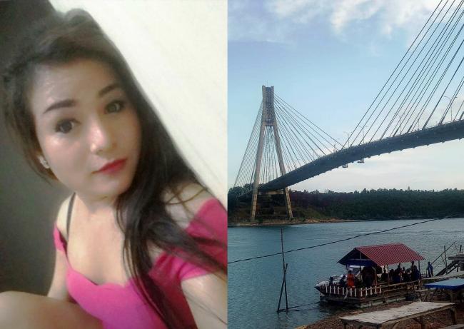 Waria Nekat Lompat dari Jembatan I Barelang