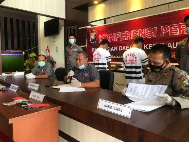 Diringkus, 2 Residivis Tambah Ilmu Curi Motor saat di Penjara