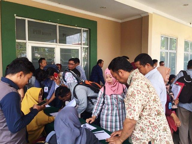 Peserta Pelatihan Tenaga Kerja Disnaker Batam Membludak